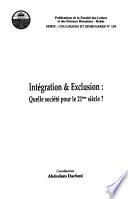 Intégration & exclusion