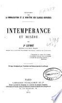 Intempérance et misère