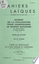 Intérêt de la philosophie pour comprendre le monde moderne