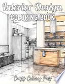 Interior Design Coloring Book