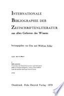 International bibliography of periodical literature covering all fields of knowledge