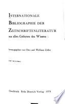 International bibliography of periodical literature covering all fields of knowledge