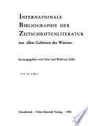 International bibliography of periodical literature covering all fields of knowledge