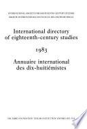 International Directory of Eighteenth-century Studies