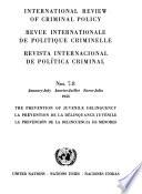 International Review of Criminal Policy