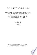 International review of manuscript studies