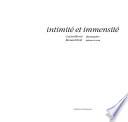 Intimité et immensité