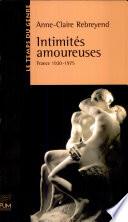 Intimités amoureuses