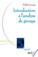 Introduction à l'analyse de groupe