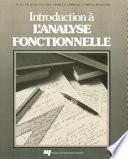 Introduction à l'analyse fonctionnelle