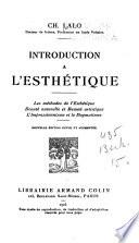 Introduction à l'esthétique