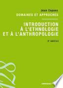 Introduction à l'ethnologie et à l'anthropologie
