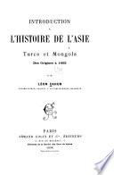 Introduction à l'histoire de l'Asie