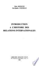 Introduction à l'histoire des relations internationales