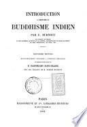Introduction à l'histoire du buddhisme indien