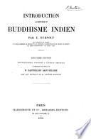 Introduction à l'histoire du buddhisme indien