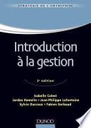 Introduction à la gestion - 3e édition