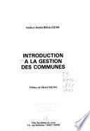 Introduction à la gestion des communes