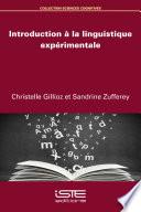 Introduction à la linguistique expérimentale