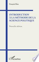 Introduction à la méthode de la science politique