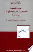Introduction à la phonétique comparée