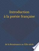 Introduction à la poésie française