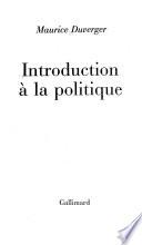 Introduction à la politique