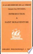 Introduction à Saint Bonaventure