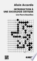 Introduction à une sociologie critique