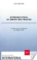 Introduction au droit des traités