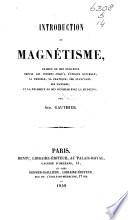 Introduction au magnétisme