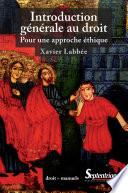 Introduction générale au droit
