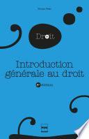 Introduction générale au droit