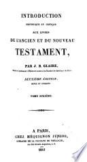 Introduction historique et critique aux livres de l'A. et du N.Testament