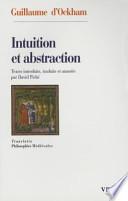 Intuition et abstraction