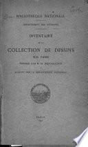 Inventaire de la collection de dessins sur Paris formée