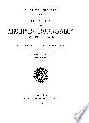 Inventaire des Archives communales antérieures à 1790