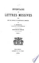 Inventaire des Archives de la ville de Malines