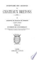 Inventaire des archives des châteaux bretons