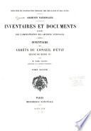 Inventaire des arrêts du Conseil d'État (règne de Henri IV)