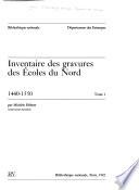 Inventaire des gravures des écoles du Nord