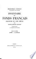 Inventaire du fonds français