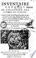Inventaire général de l'histoire des guerres de Flandres