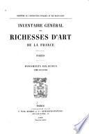 Inventaire général des richesses d'art de la France