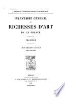 Inventaire général des richesses d'art de la France