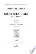 Inventaire général des richesses d'art de la France