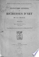 Inventaire général des richesses d'art de la France