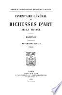 Inventaire général des richesses d'art de la France