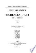 Inventaire général des richesses d'art de la France