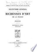 Inventaire général des richesses d'art de la France: Province. Monuments civils (8 v.)